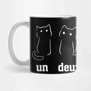 un deux trois cat Mug